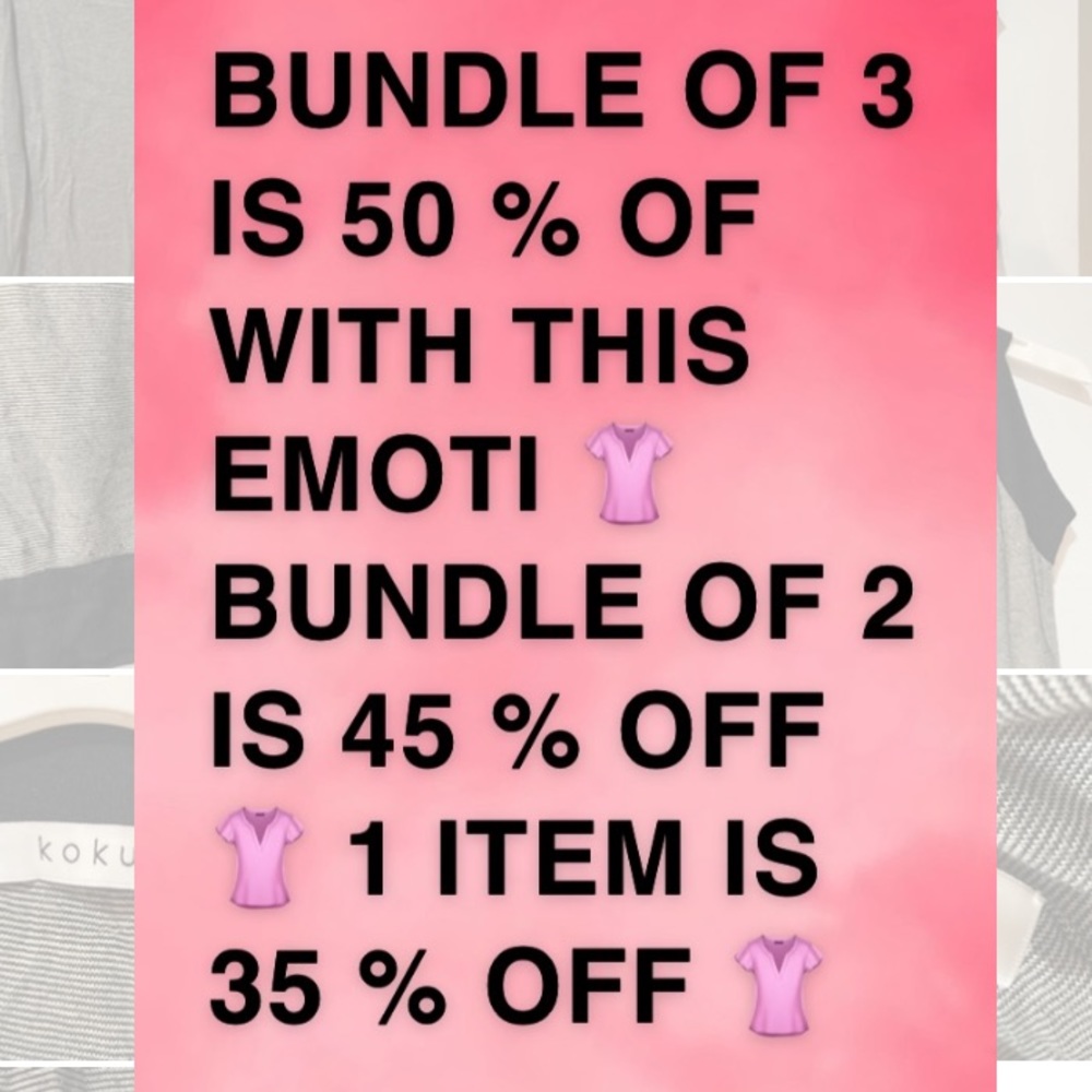 👚BUNDLES SALE